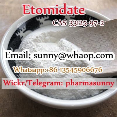 Factory Supply Etomidate CAS33125-97-2 Wickr: pharmasunny